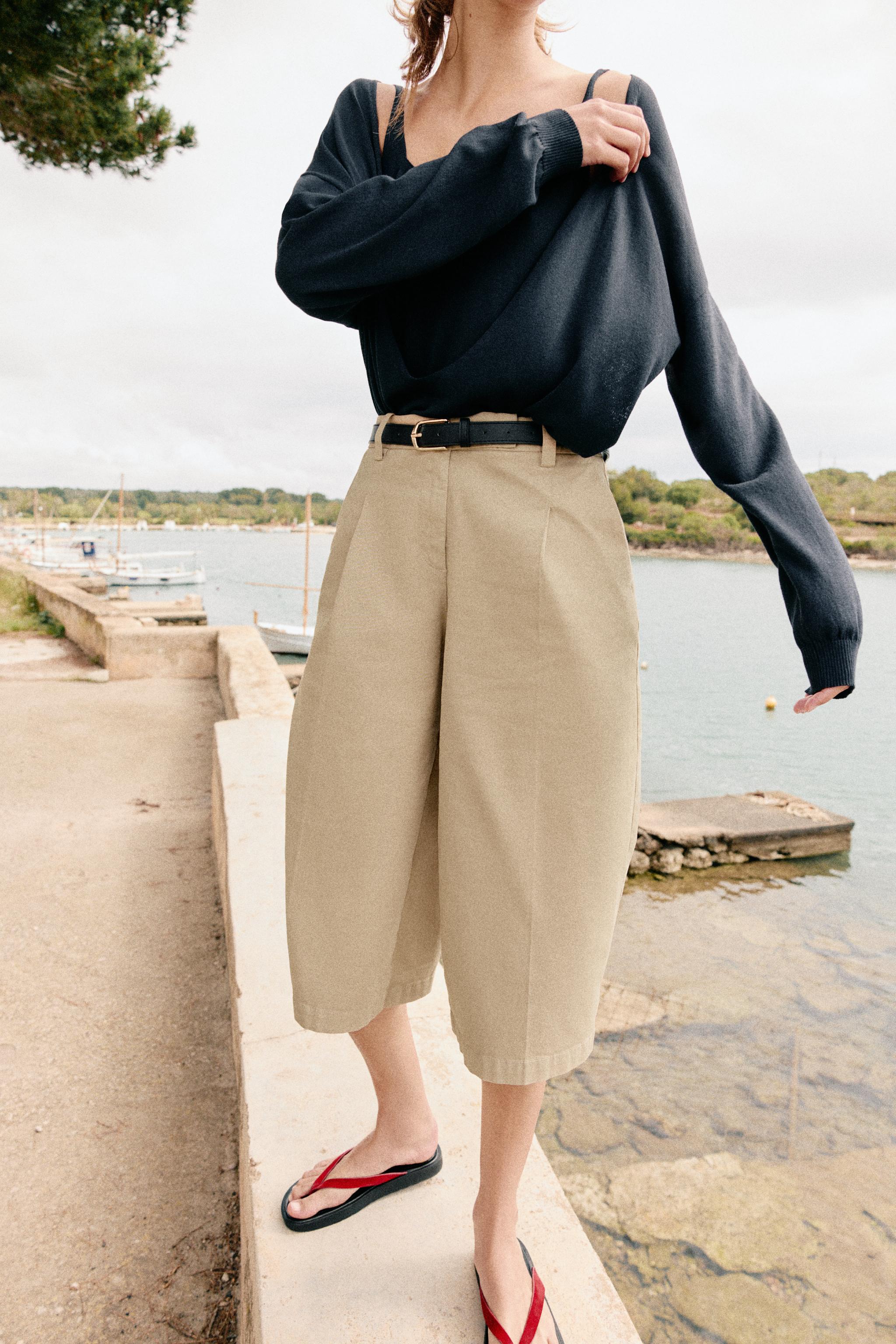 SHORT LONG À CEINTURE
